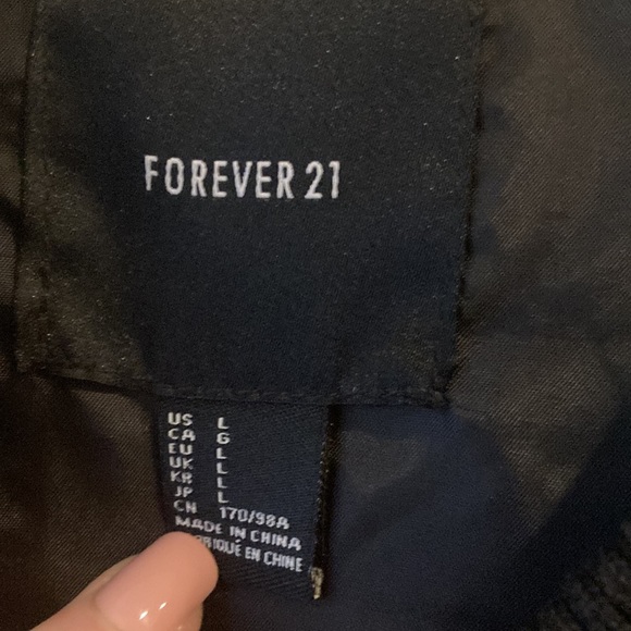 Vintage Faux Black Leather Jacket - Picture 2 of 3